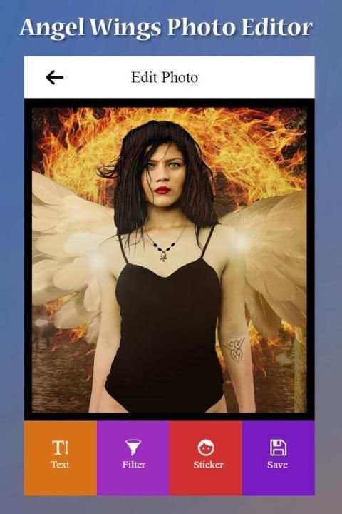 Angel Wings Photo Editor 2 تصوير الشاشة