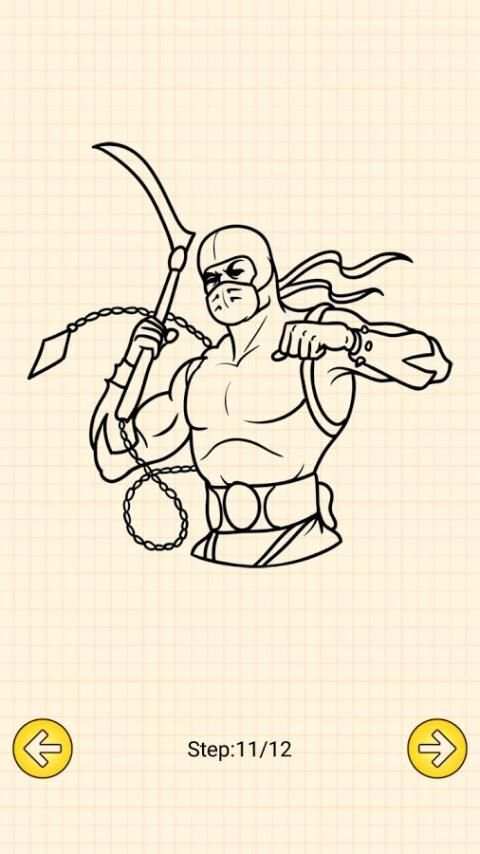 How To Draw Ninja Heroes Shadow screenshot 2