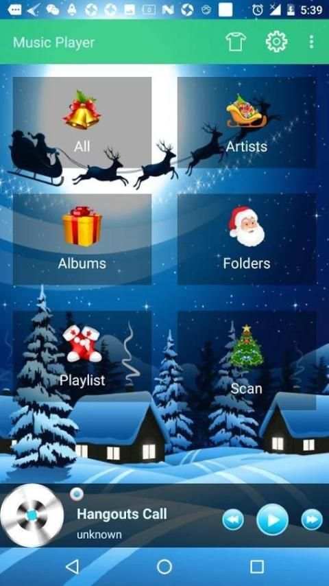 Christmas Music Theme For Free Music Player скриншот 3