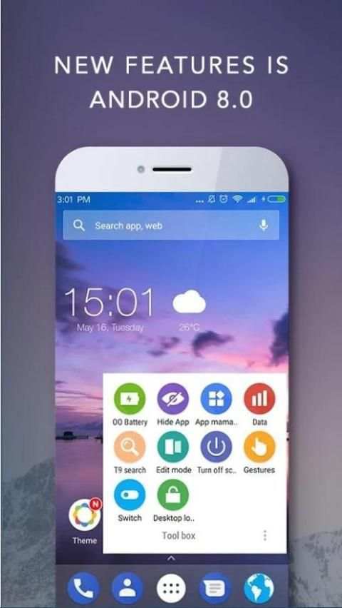 Oreo Launcher for Android O скриншот 3