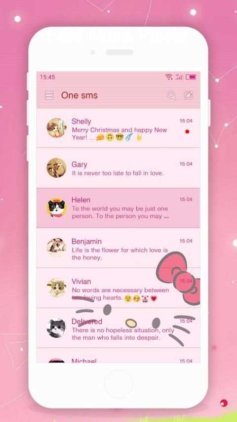 Cutey 3 - One Sms screenshot 8