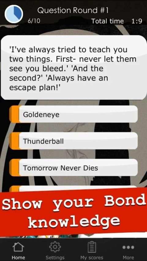 Quiz App for James Bond 007 2 تصوير الشاشة
