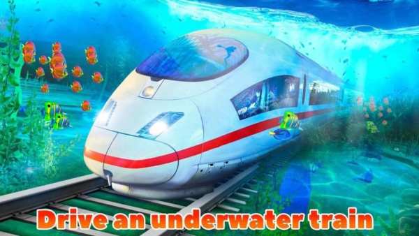 Underwater Train Racing Sim 3D screenshot 4