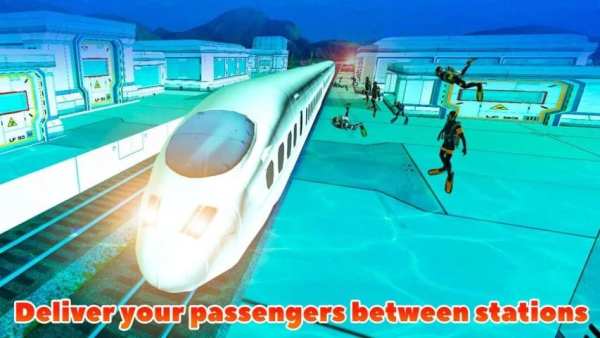 Underwater Train Racing Sim 3D screenshot 2
