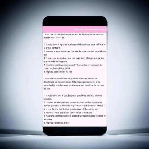 Exercices Femmes Enceintes screenshot 2