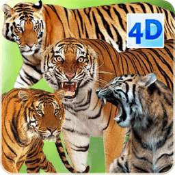 4D Tiger Live Wallpaper