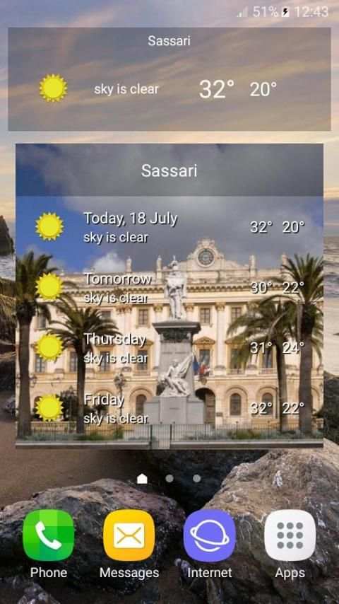 Sassari - meteo screenshot 6