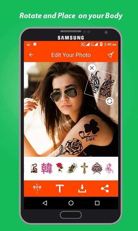 Tattoo Camera скриншот 1