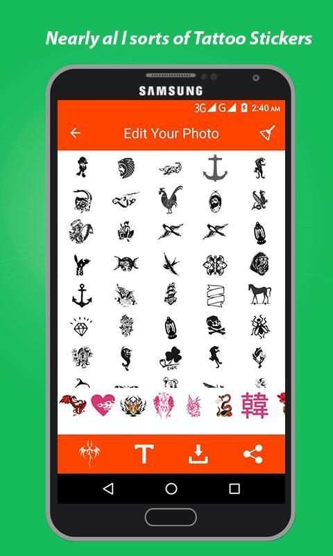 Tattoo Camera स्क्रीनशॉट 4