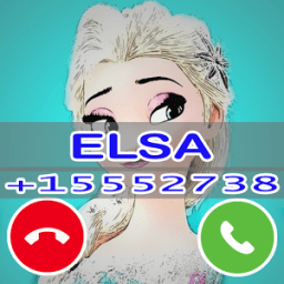ikon Fake Elsa Call Phone Prank