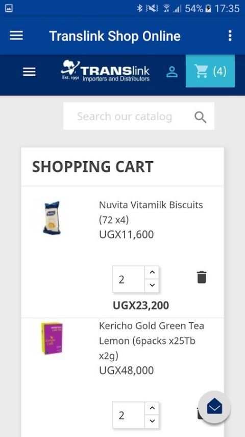 Translink Online Shop screenshot 2