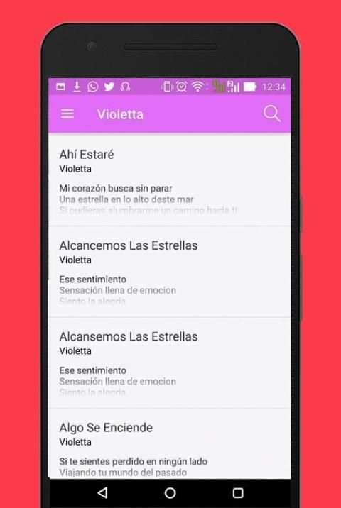 Música de Violetta screenshot 1