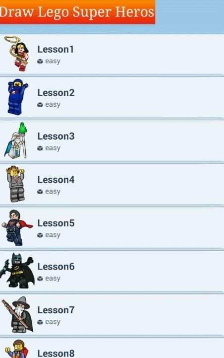 How To Draw Lego Super Heros screenshot 4
