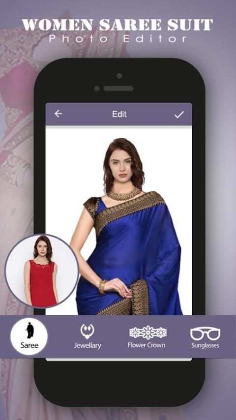 Women Saree Suit Photo Editor screenshot 4