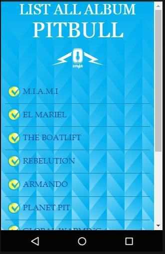 Pitbull Song Lyric screenshot 2