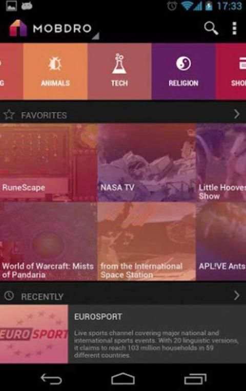 Mobdro screenshot 4
