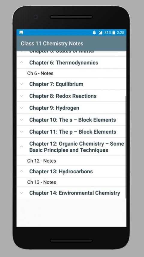 Class 11 Chemistry Notes скриншот 4