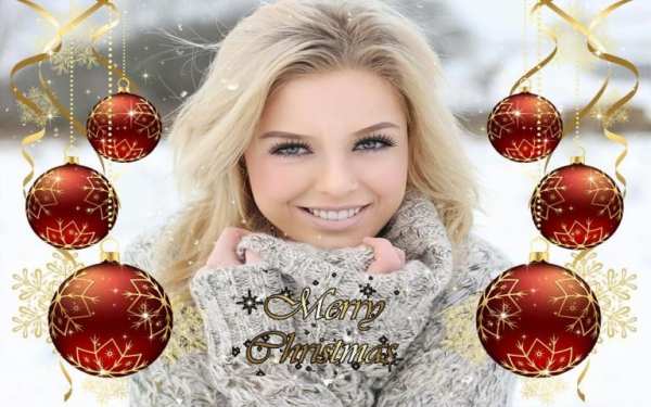 Christmas Frames Photo Editor скриншот 1