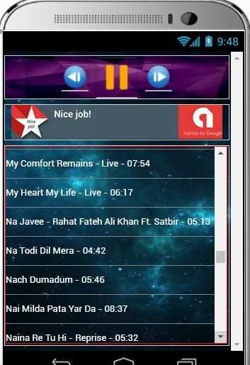 Songs RAHAT FATEH ALI KHAN Complete screenshot 7