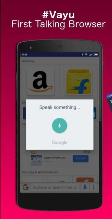 Vayu - Voice Command Internet Browser screenshot 5