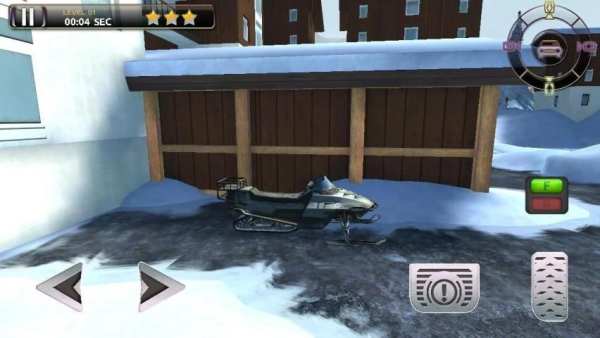 Snowmobile Racing Simulator Parking Games 2017 screenshot 9