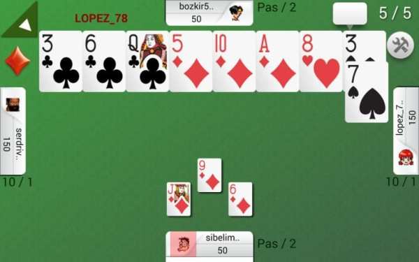 Batak İhale Eşli Batak screenshot 2