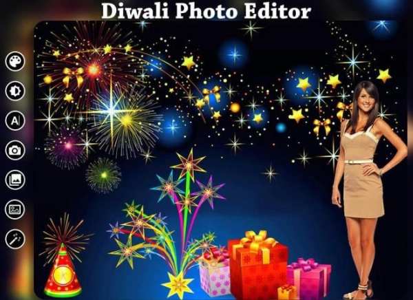 Diwali Photo Editor 2 تصوير الشاشة