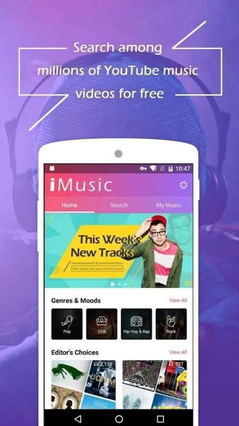 iMusic - Free YouTube Player screenshot 2