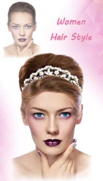 Hair Changer Woman - Change Hairstyle 2018 screenshot 4