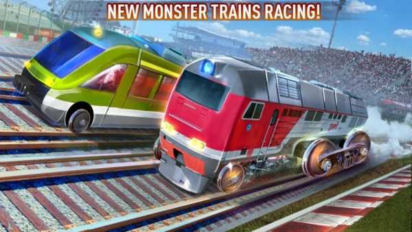 Monster Trucks Train - Off road truck race game screenshot 3