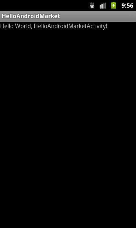 Hello Android Market screenshot 1