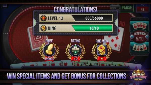 Gin Rummy online скриншот 2
