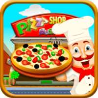 Bisnis toko pizza: makanan roti & kasir toko logo