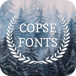 Copse Font for FlipFont , Cool Fonts Text Free