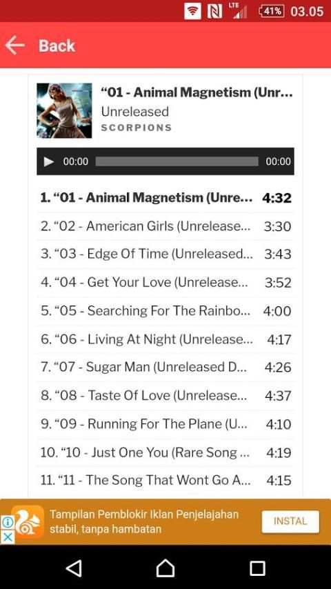 Rock Song Mp3 screenshot 1