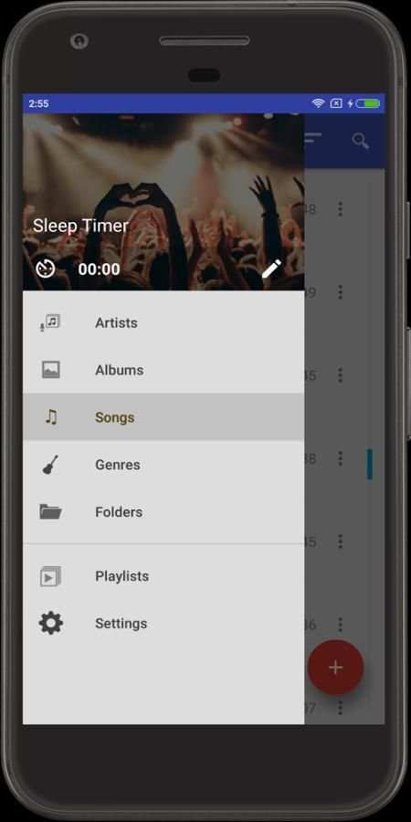 Music Player for Android 1 تصوير الشاشة