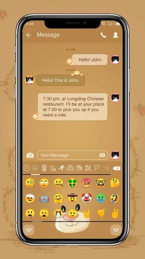 Emoji Keyboard - Teddy Bear скриншот 5