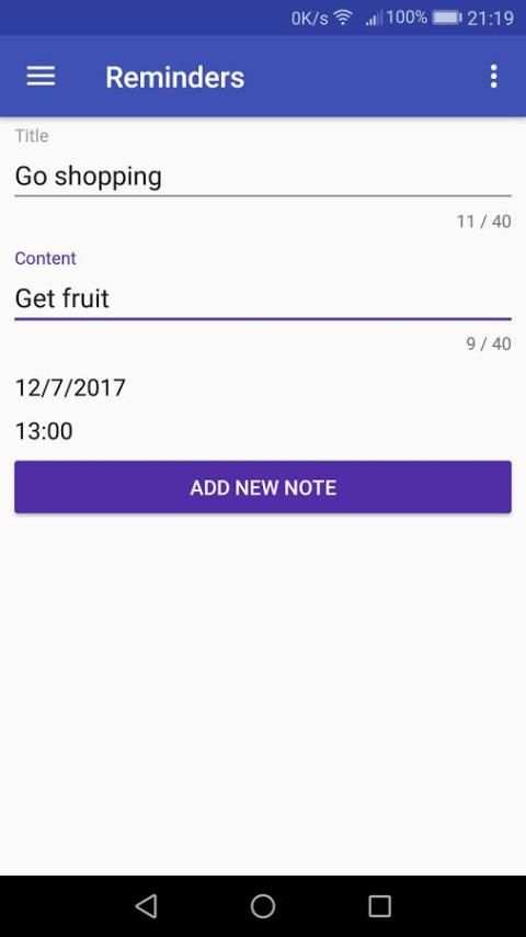 Notification Notes скриншот 1