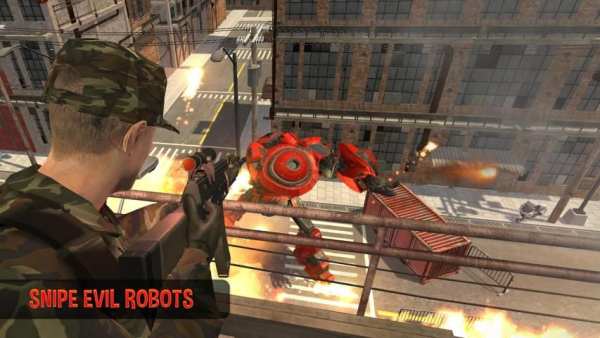 City Sniper vs Future Transform Robot War screenshot 1