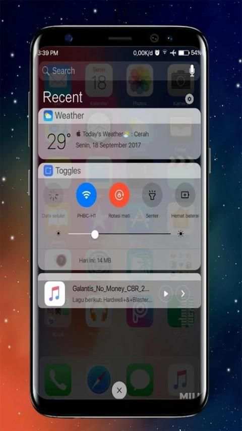 Launcher for iPhone X - HD screenshot 2