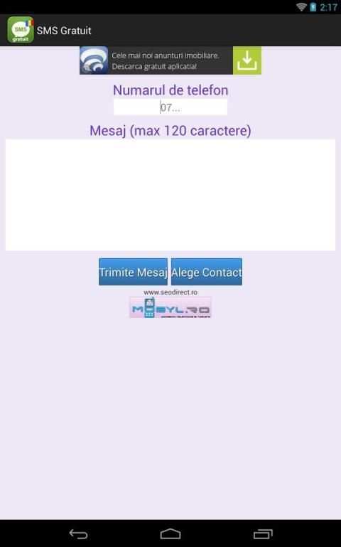 SMS Gratuit Romania screenshot 1