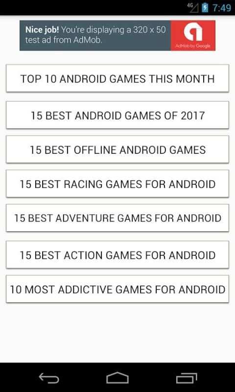 Top 10 Android Games - New Games List скриншот 4