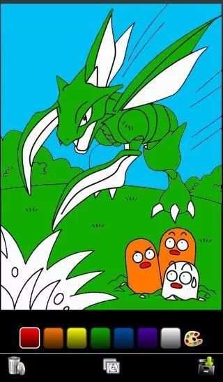 Color That Pokemon - Free Coloring Book App screenshot 1
