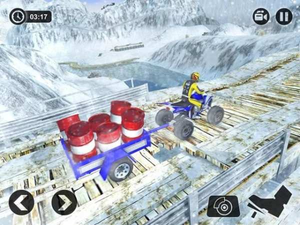 Offroad Quad Bike Cargo Delivery: ATV Rider Sim скриншот 1