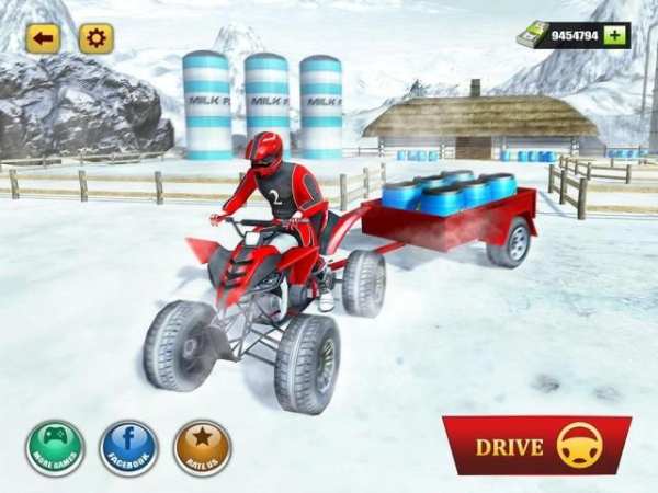 Offroad Quad Bike Cargo Delivery: ATV Rider Sim скриншот 5