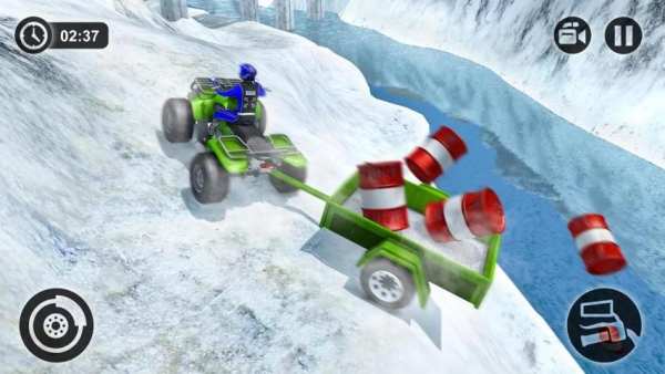 Offroad Quad Bike Cargo Delivery: ATV Rider Sim скриншот 7