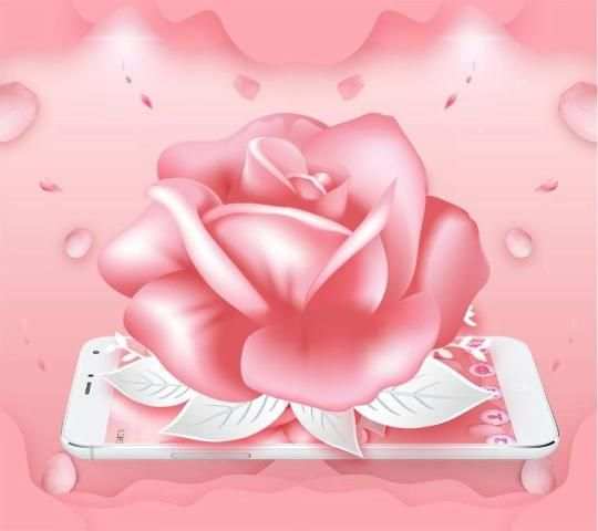 Pink Rose Love Theme screenshot 5