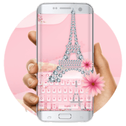 Pink Diamond Paris Love keyboard иконка