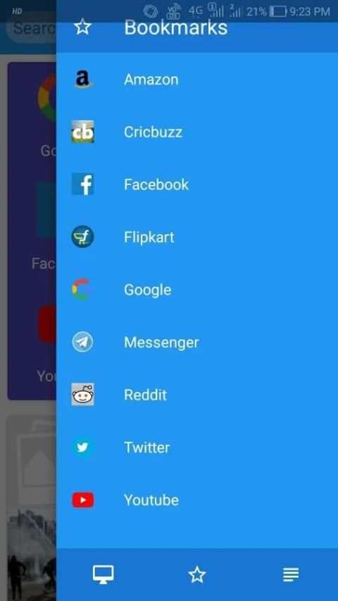 BlueWave Browser स्क्रीनशॉट 3