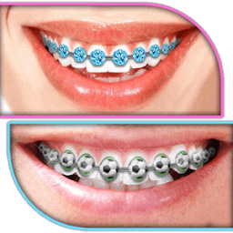 Braces Teeth Booth Camera App icon